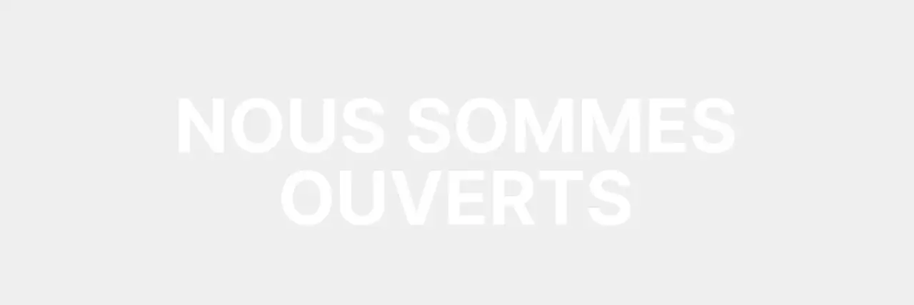 Typographie blanche et rouge heures d'ouverture propres