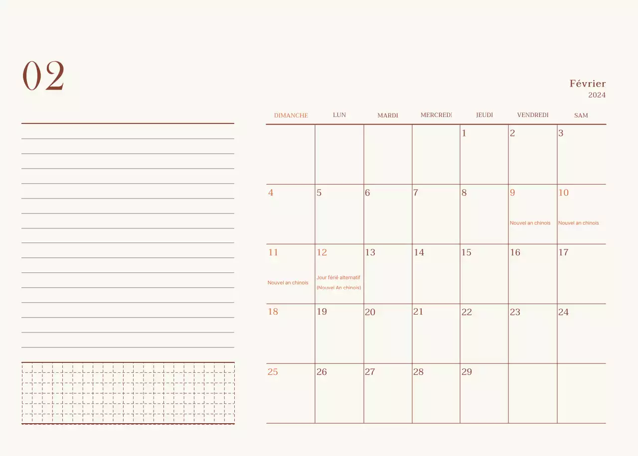 Mise en page de photos de cafés émotionnels en beige et marron