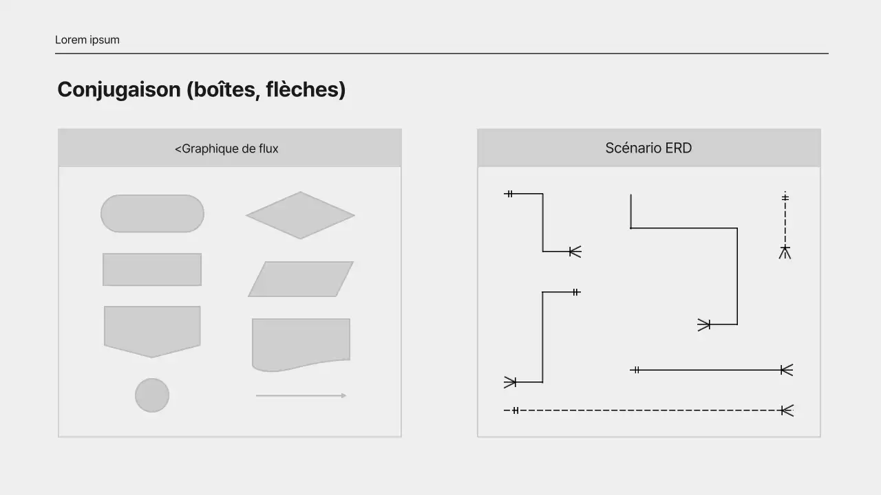 Une proposition simple de conception de développement en noir et blanc