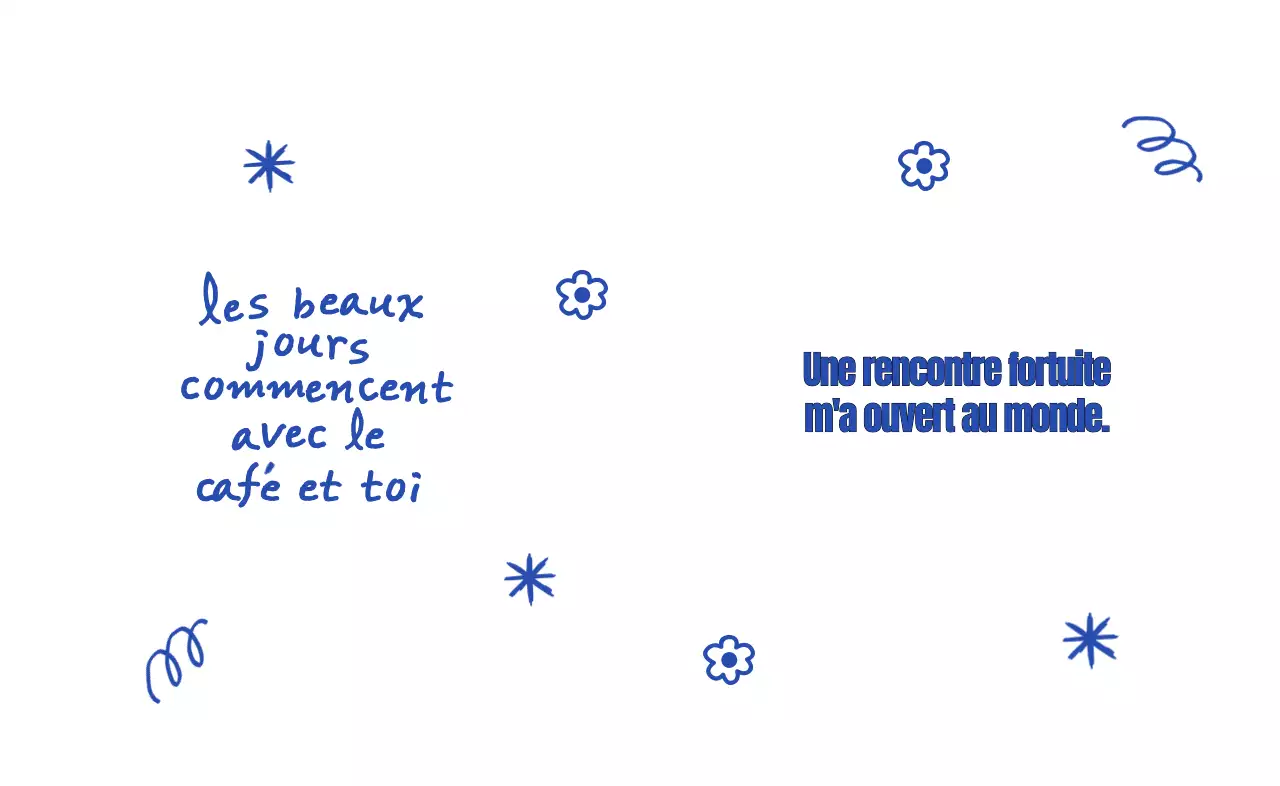 Marchandises d'inspiration vintage avec des textes écrits et des illustrations dessinées à la main