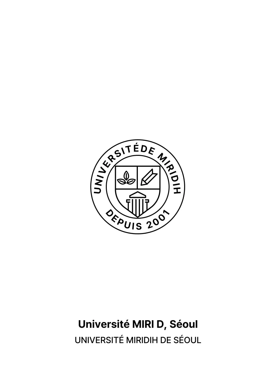 Cas de référencement du symbole du logo de l'université