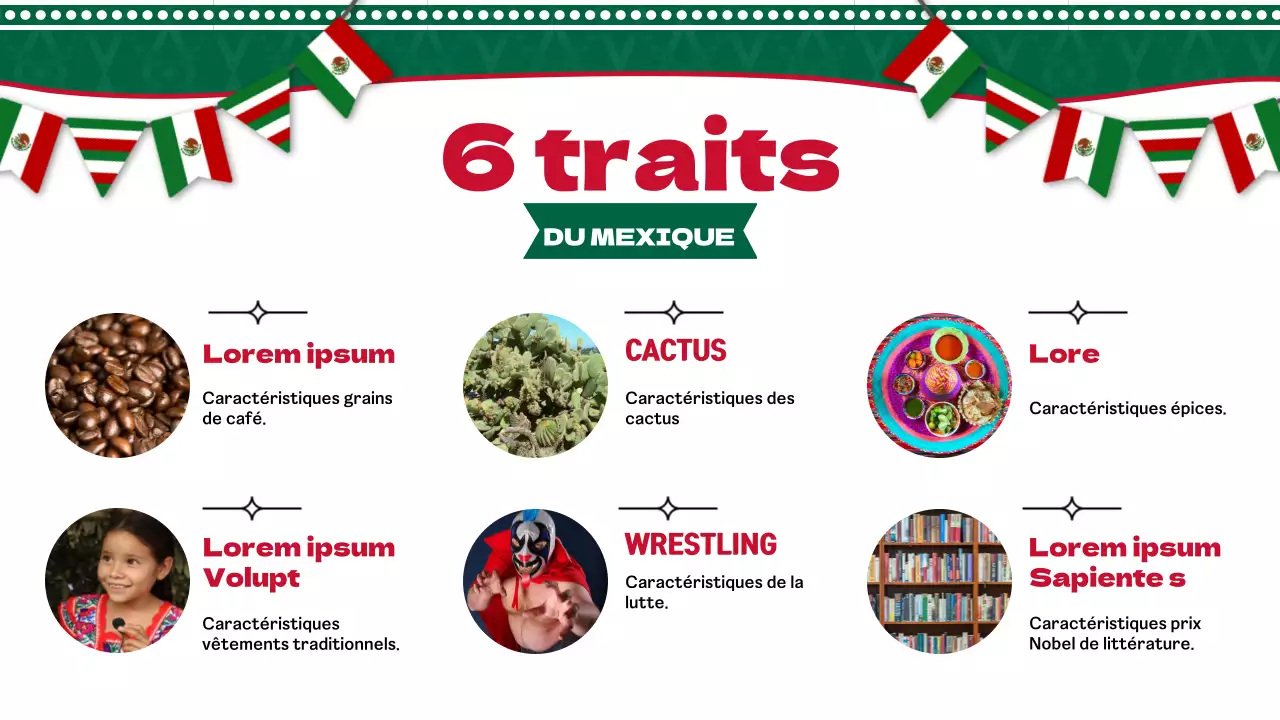 Introduction à la géométrie verte et rouge du Mexique