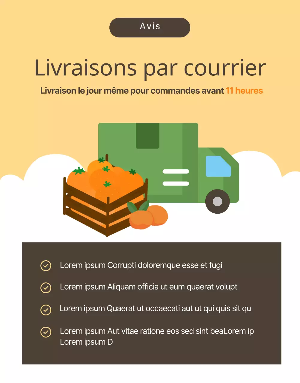 Promouvoir l'orange et les agrumes