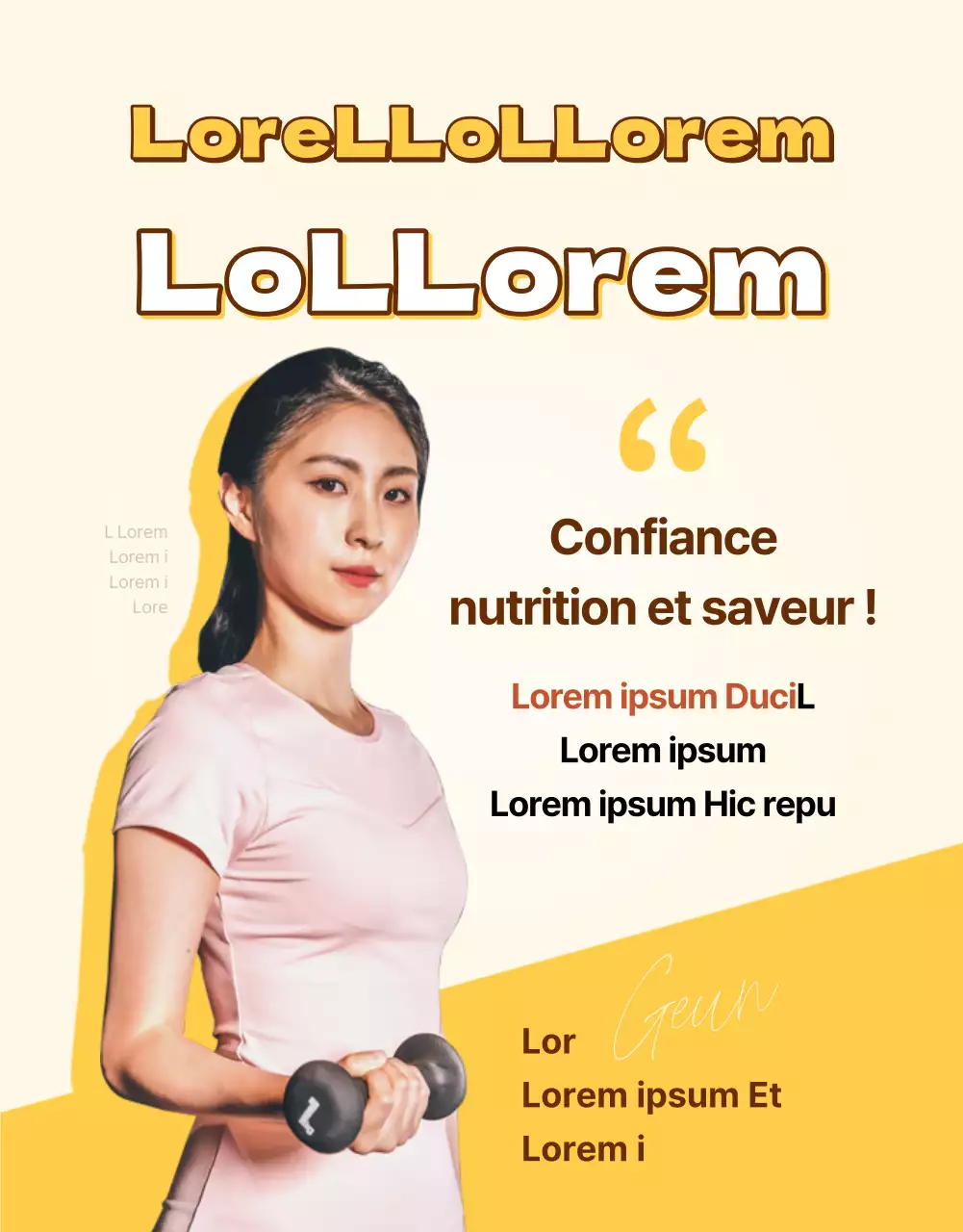 Promouvoir les produits à base de blanc de poulet jaune et brun