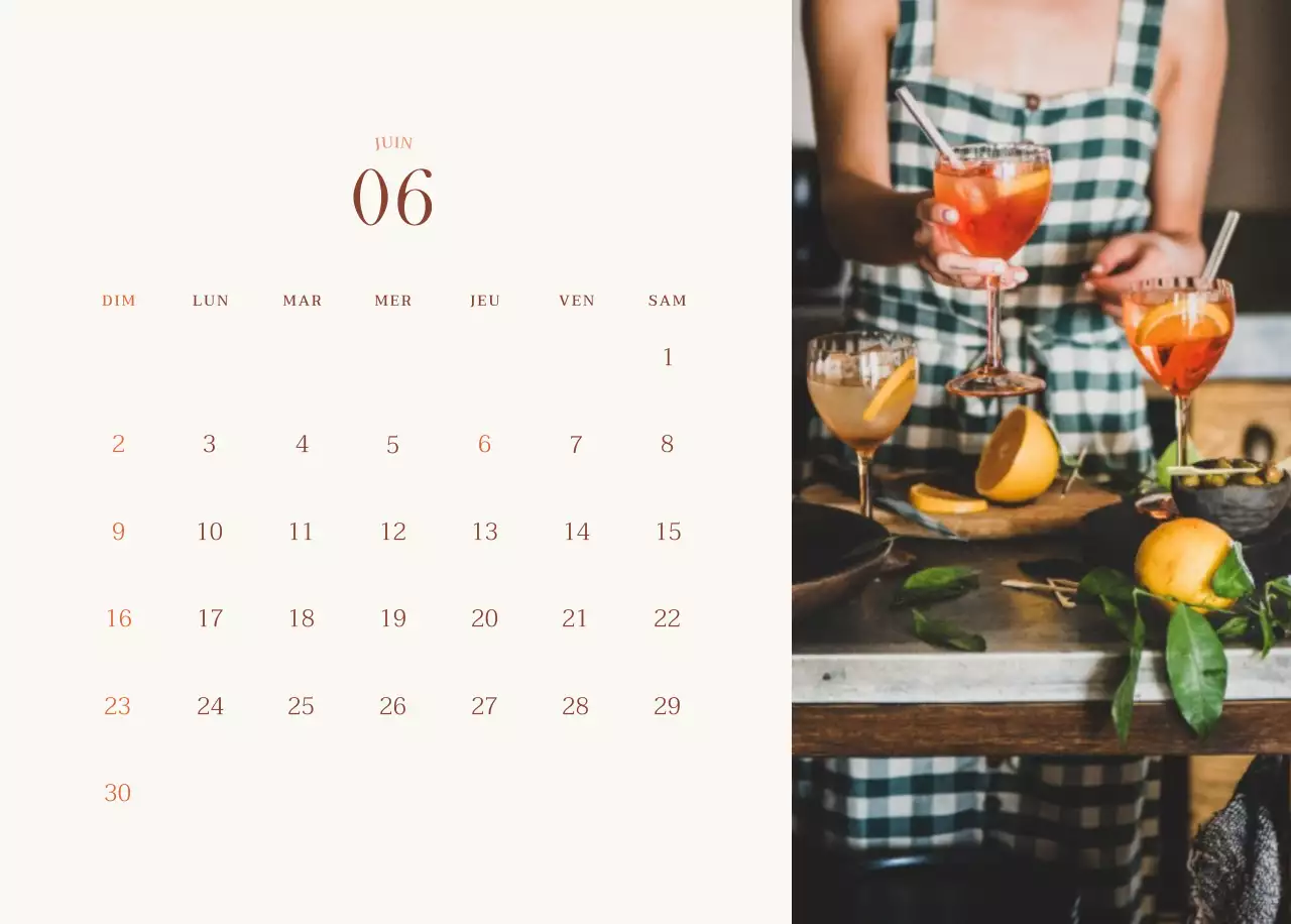 Mise en page de photos de cafés émotionnels en beige et marron