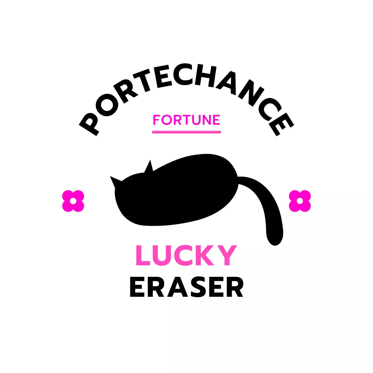 Papier à lettres circulaire avec un chat couché