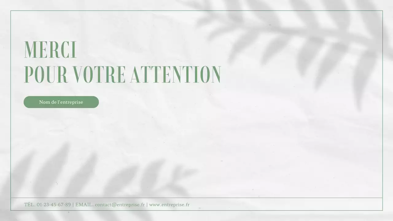 Matériel de rapport d'activité sur le thème de la nature, blanc et vert