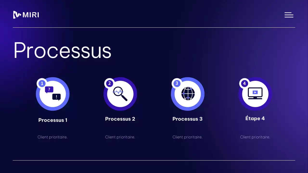 Matériel de profil professionnel moderne et professionnel en violet et blanc