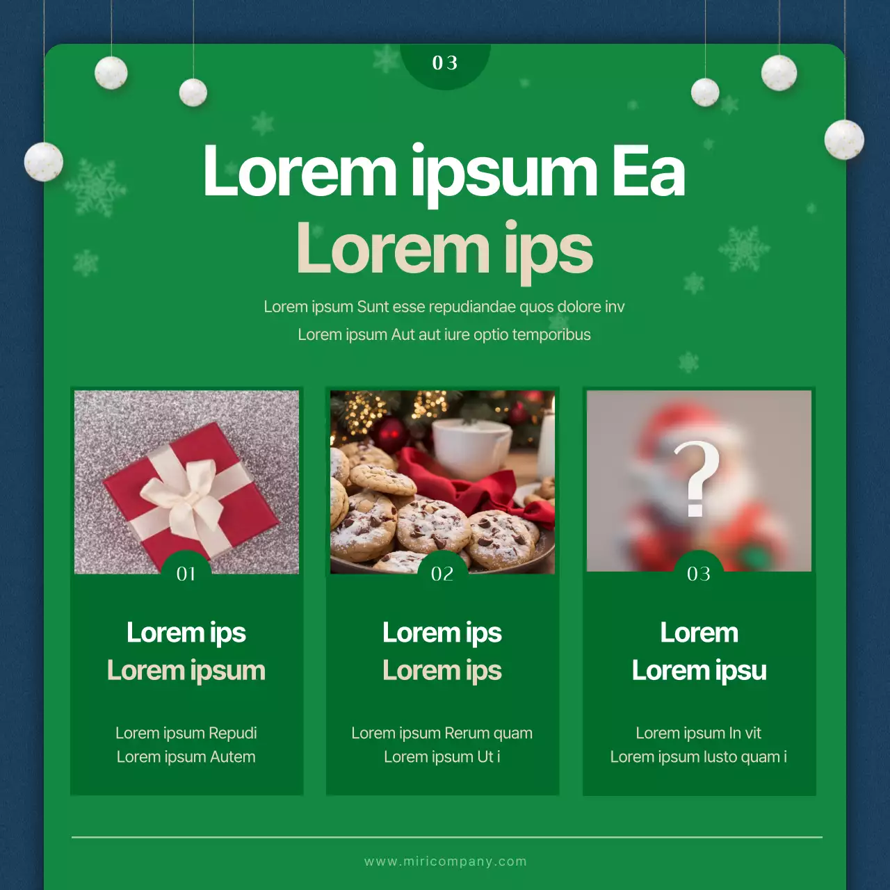 Introduction à la lettre d'information interne rouge et verte de Noël