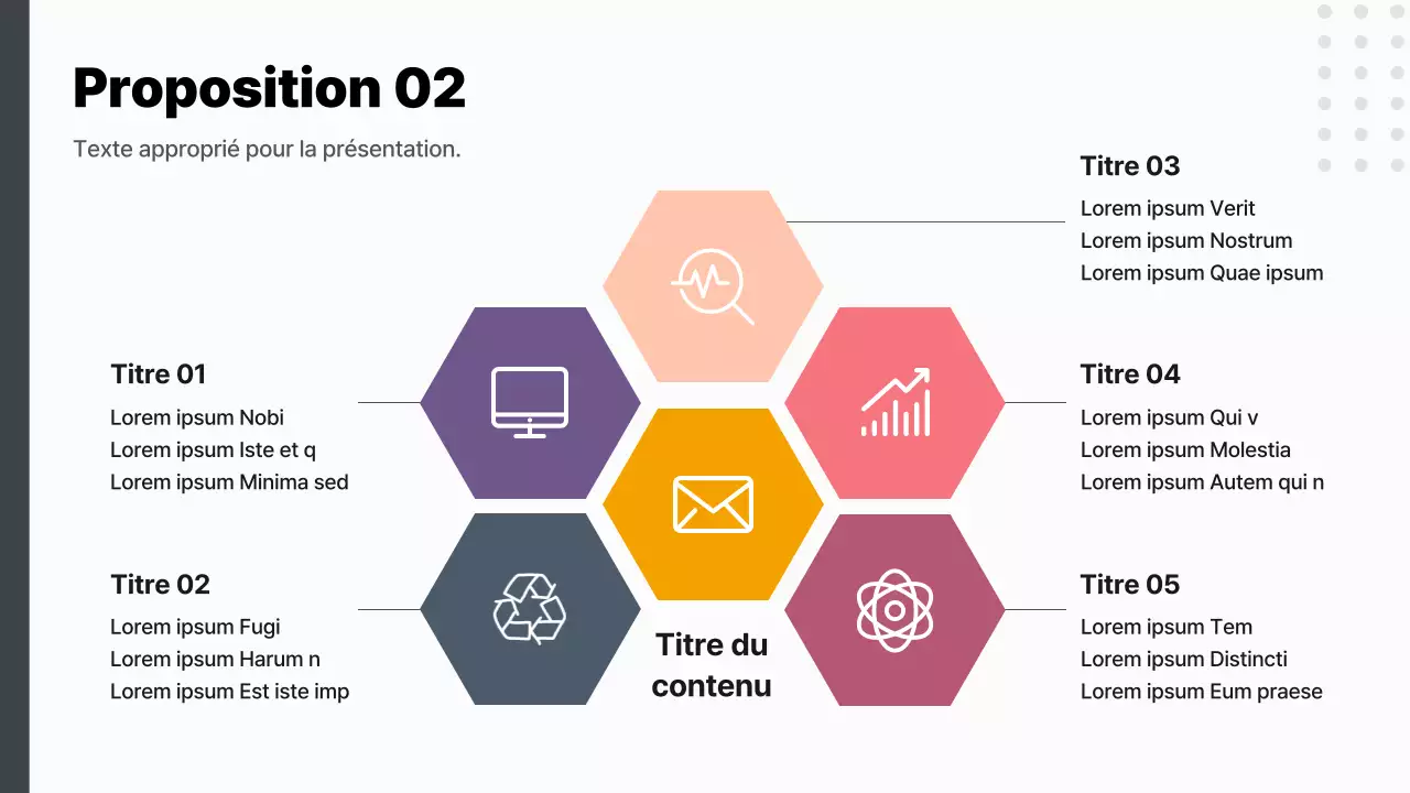 Un dossier moderne sur le processus d'élaboration des idées en violet