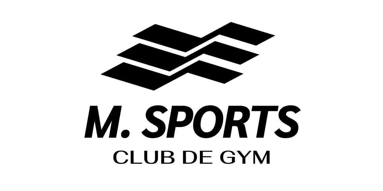 Logo géométrique de la salle de sport