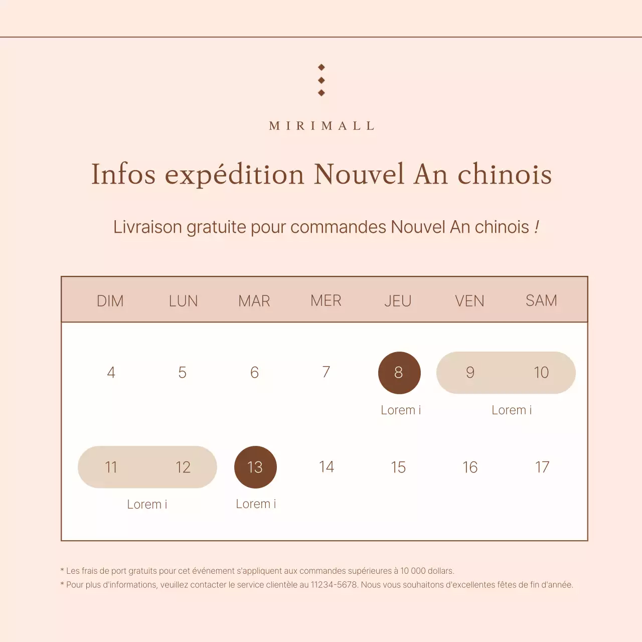 Promouvoir un coffret cadeau du Nouvel An chinois très tendance en rose et beige