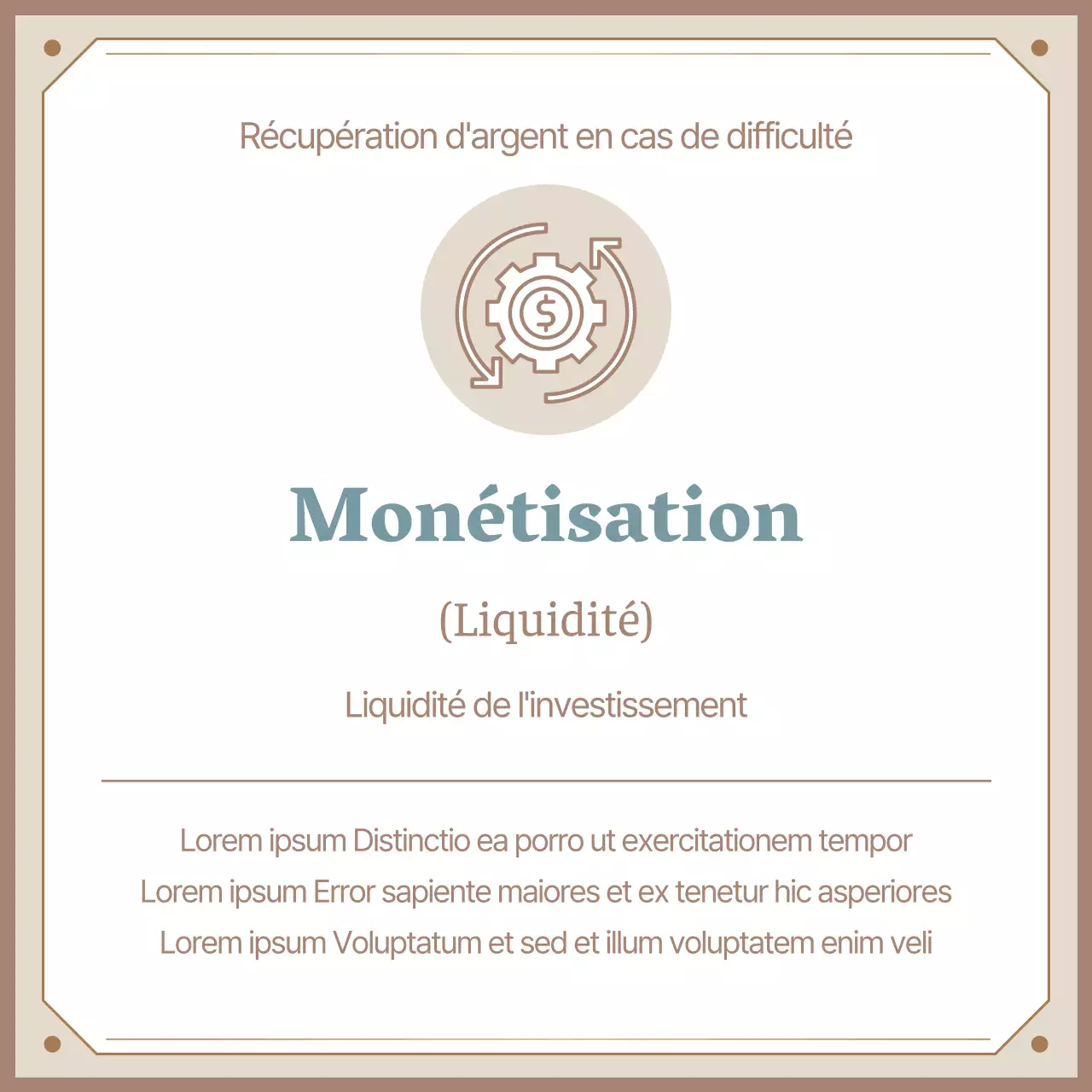 Les trois principes du beige, la finance de luxe