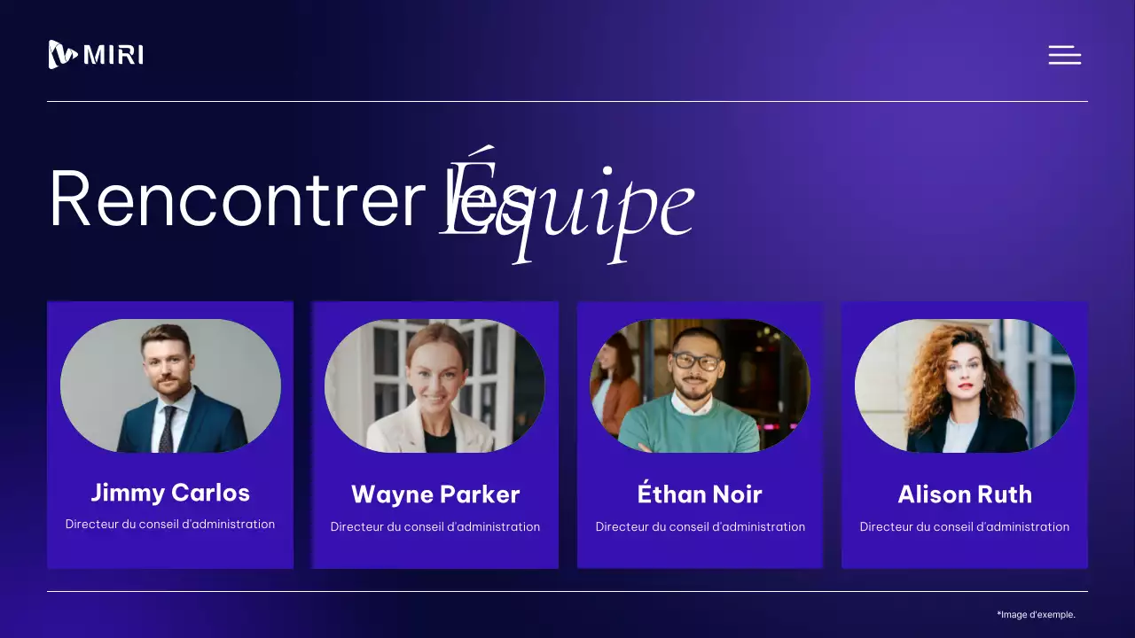 Matériel de profil professionnel moderne et professionnel en violet et blanc