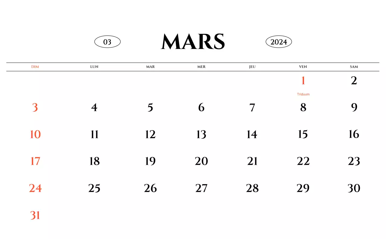 Calendrier mural de style simple avec concept de photographie de voyage émotionnelle en noir et blanc