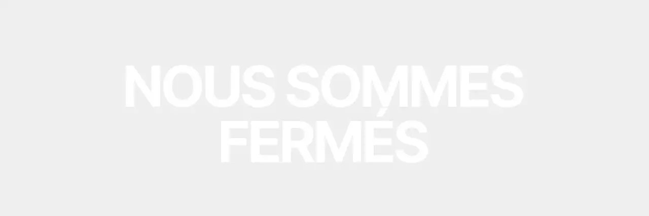 Typographie blanche et rouge heures d'ouverture propres