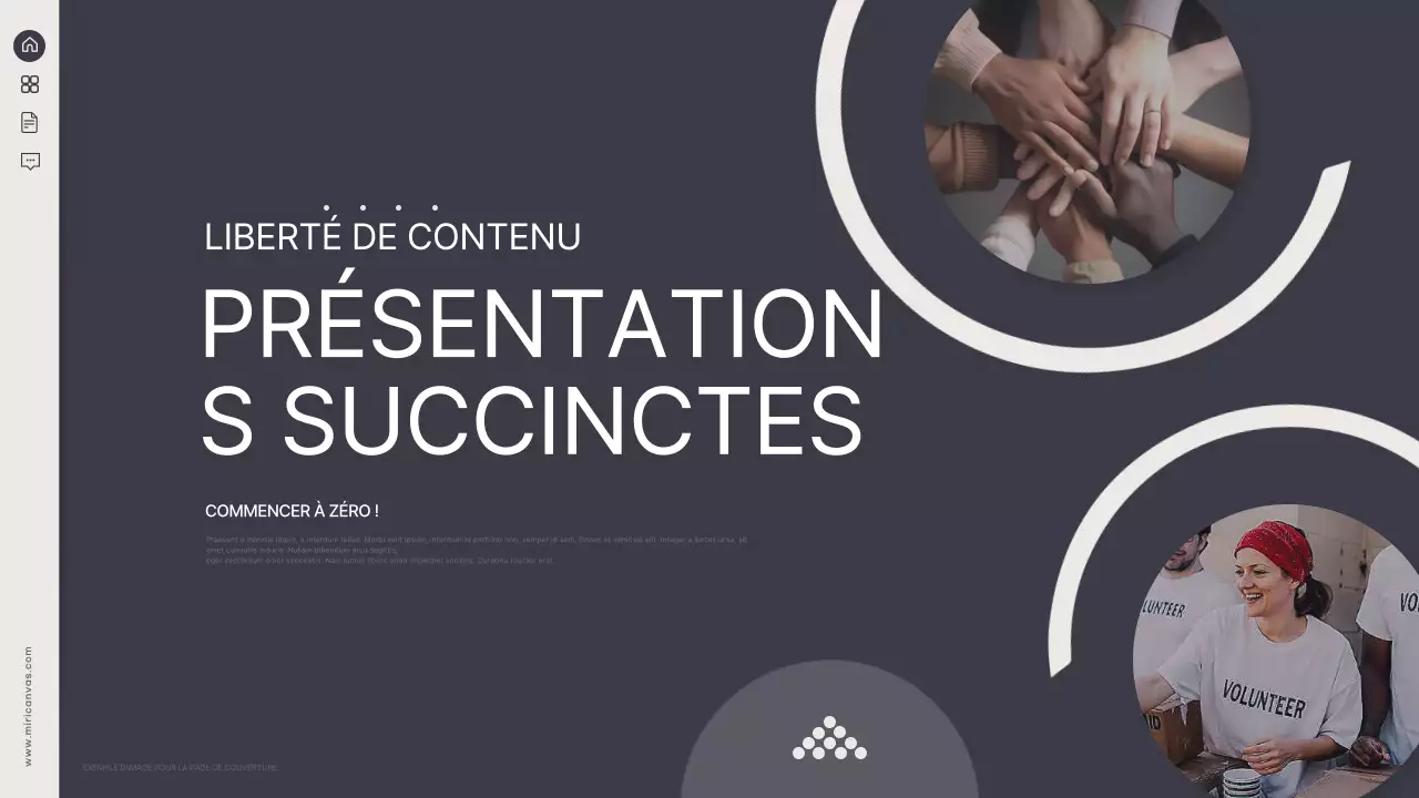 Présentation avec un arrière-plan simple en bleu marine et ivoire