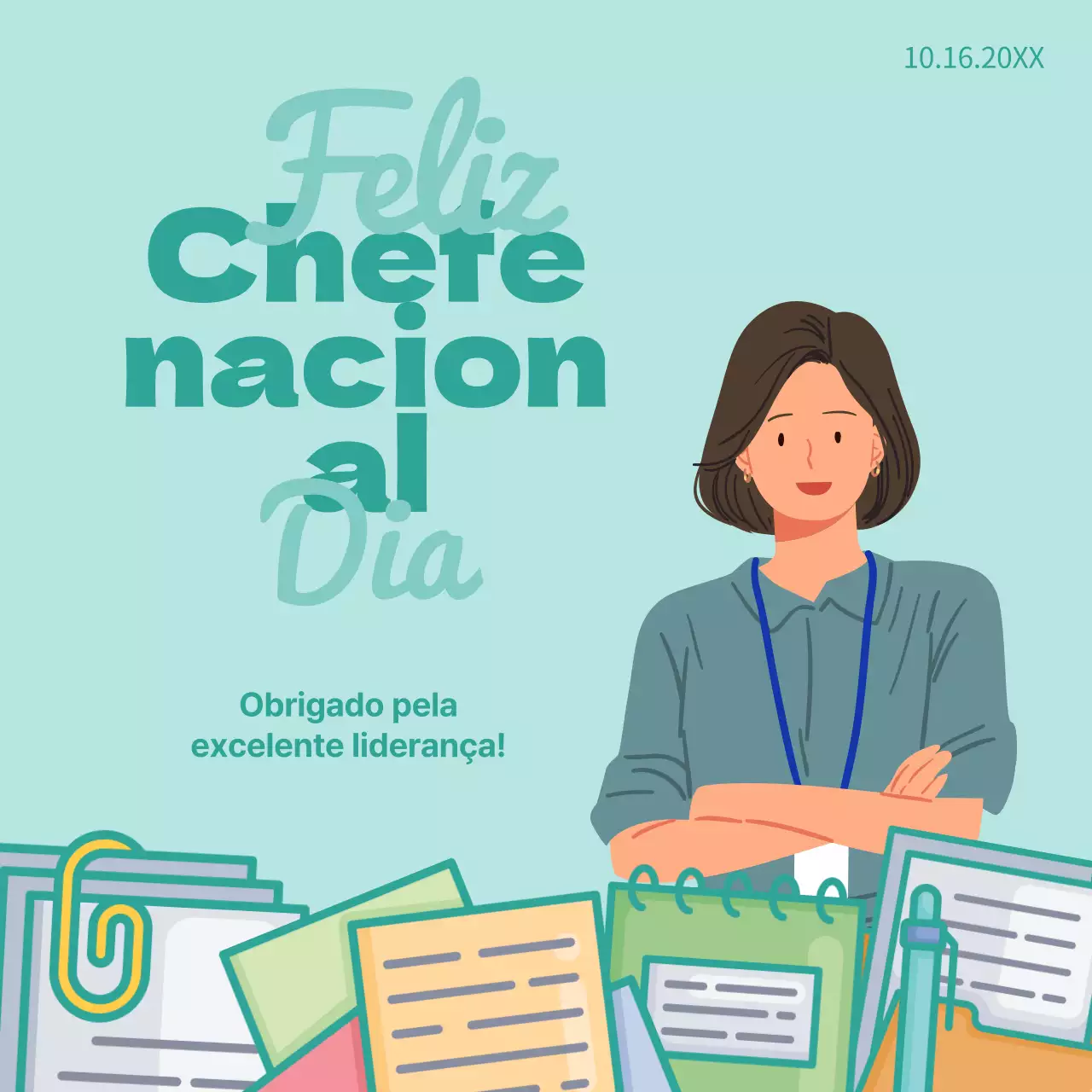 Anúncio simples da Mint para o Dia Nacional do Patrão