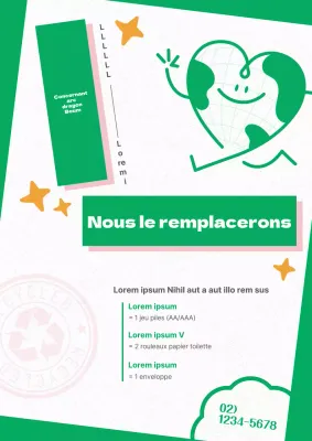Le vert et le rose sont les nouvelles directives de recyclage du vert et du rose