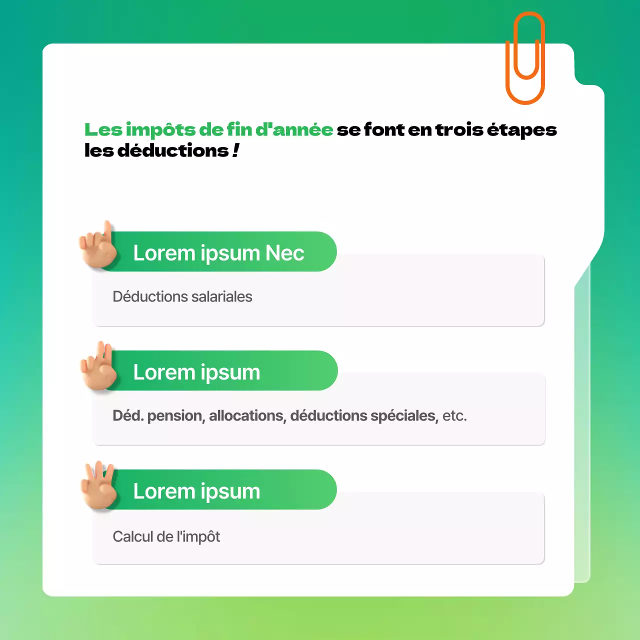 Explication moderne de la fin de l'exercice comptable sur fond vert
