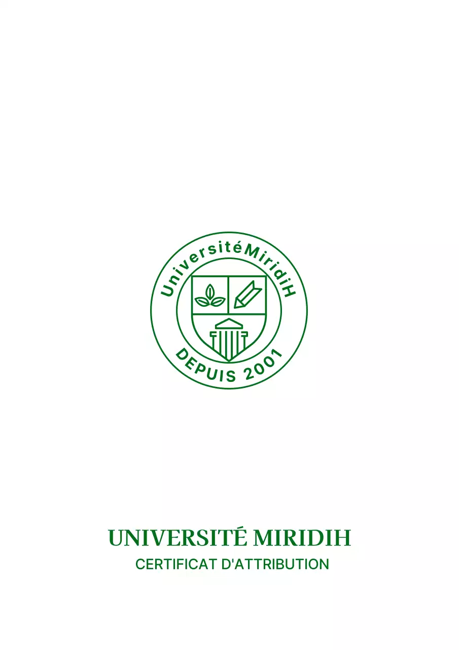 Cas de référencement du symbole du logo de l'université