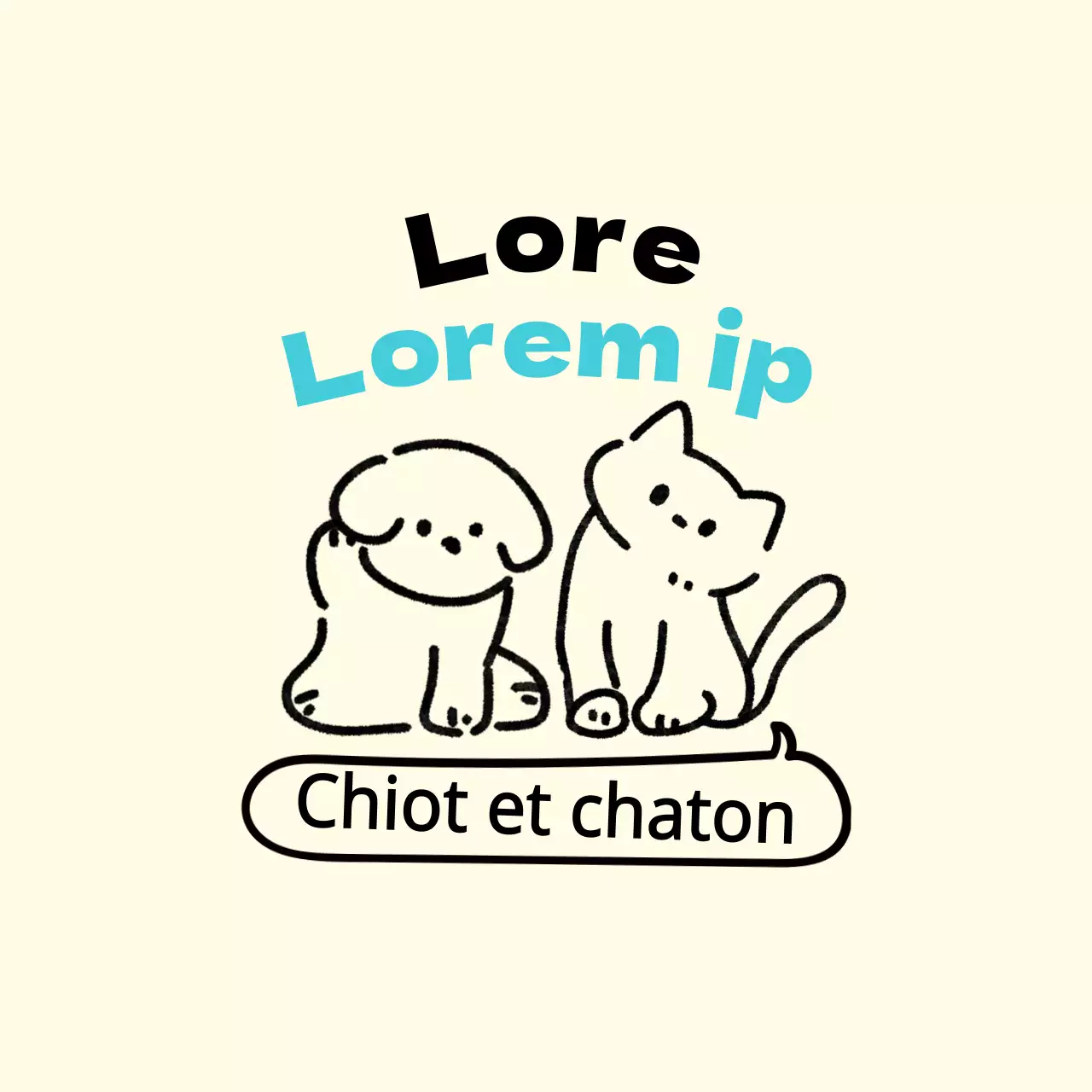 Une boutique de toilettage pour animaux avec de jolies illustrations