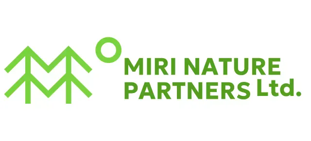 Conservation de la nature avec des illustrations simples d'arbres et des couleurs vertes