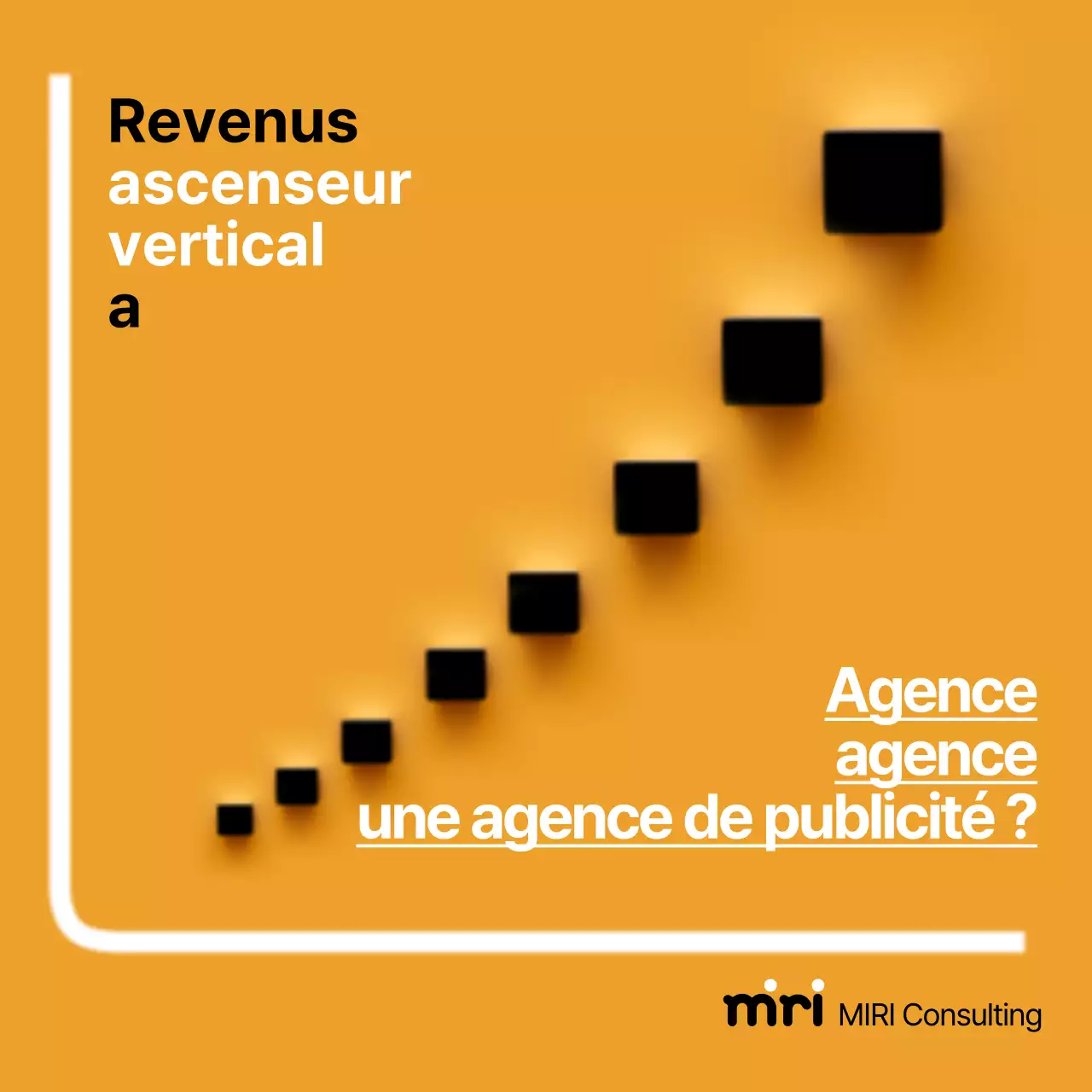 Publicité simple de conseil sur fond jaune