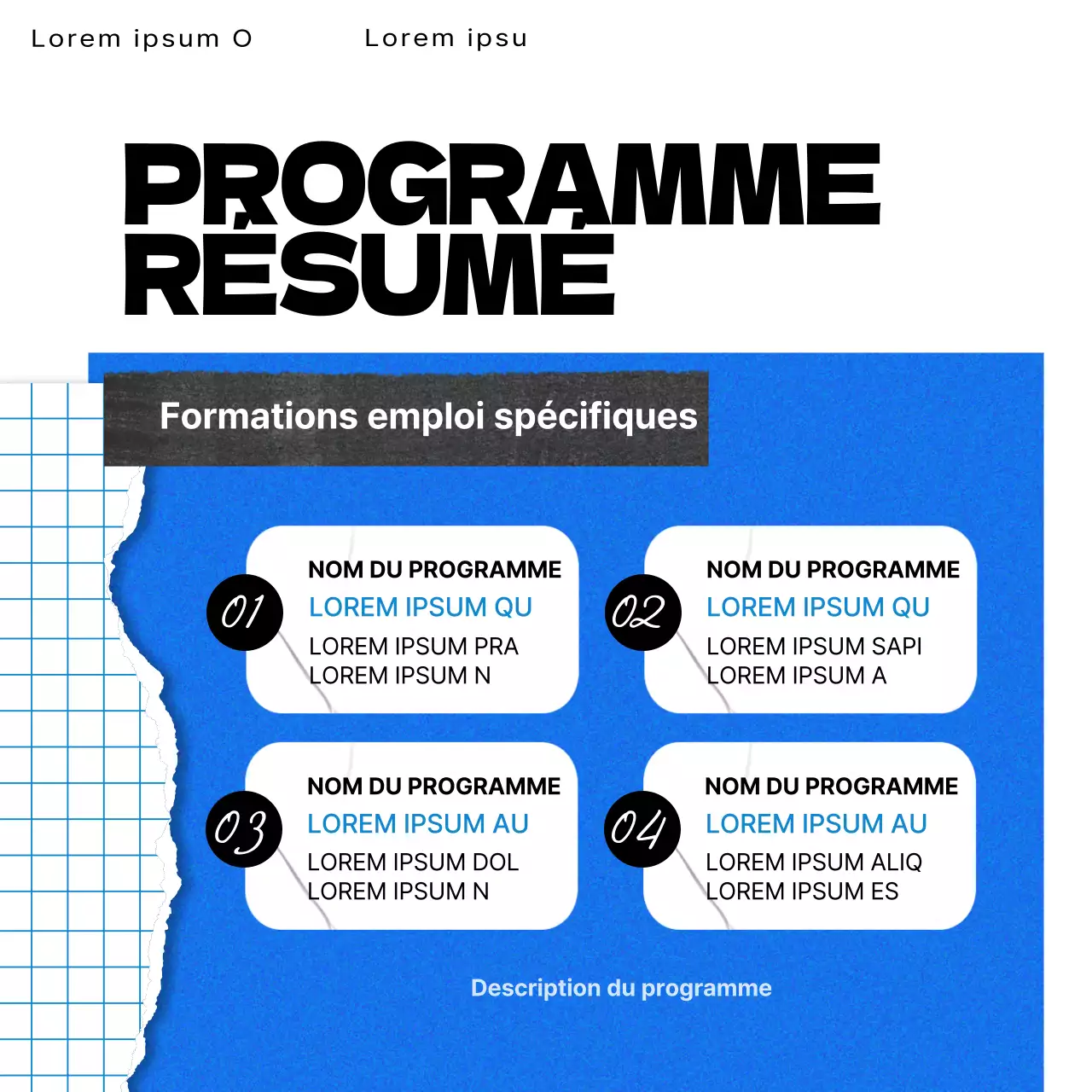 Promouvoir les concerts de la Marche orange et bleue