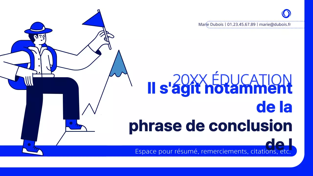 Un rapport d'ingénierie de drainage moderne, bleu marine et blanc