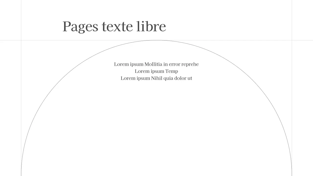 Présentation d'entreprise minimaliste en gris et ivoire