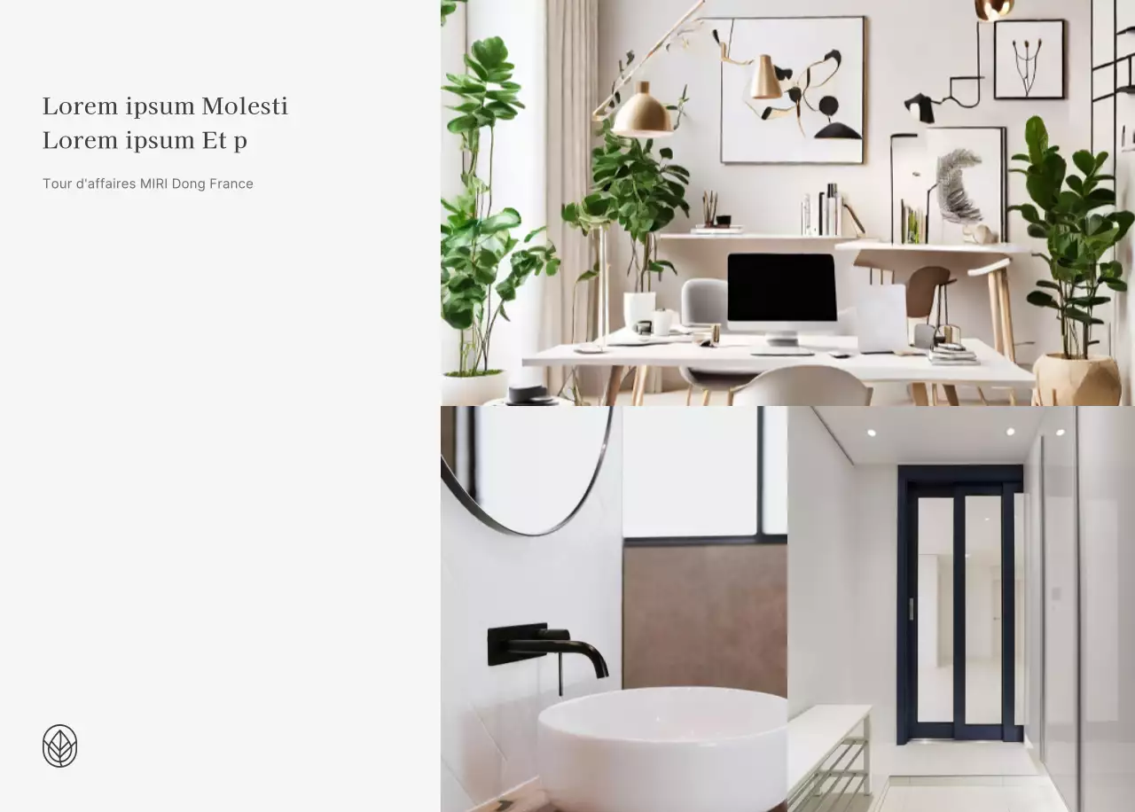 Meubles simples et naturels dans des tons beiges et neutres