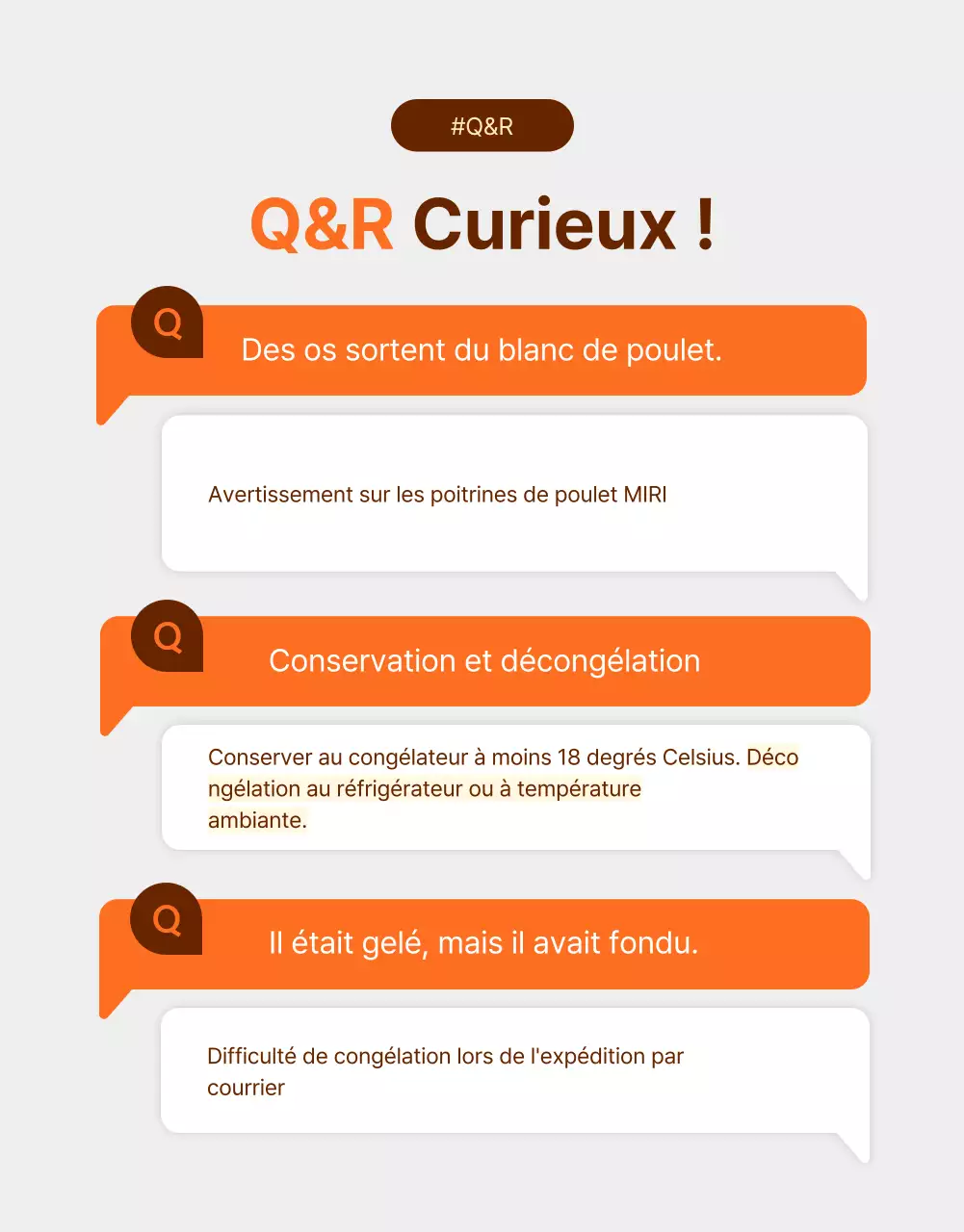 Promouvoir les blancs de poulet Simple Diet à l'orange et au marron