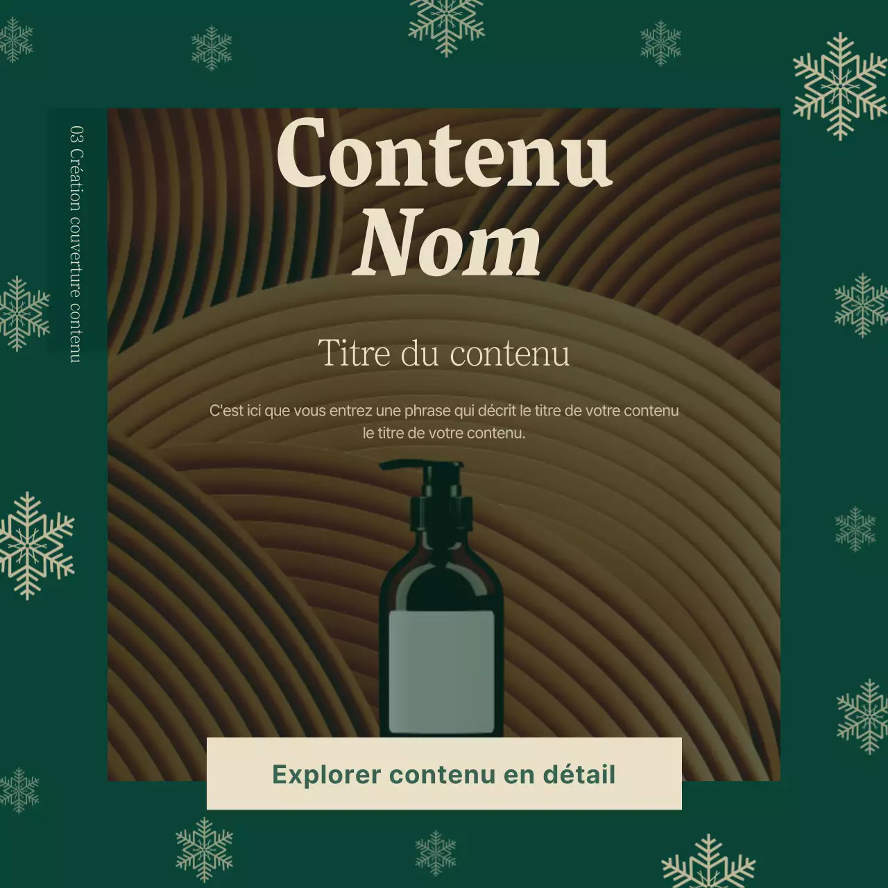 Promouvoir un kit de marque simple en rouge et vert