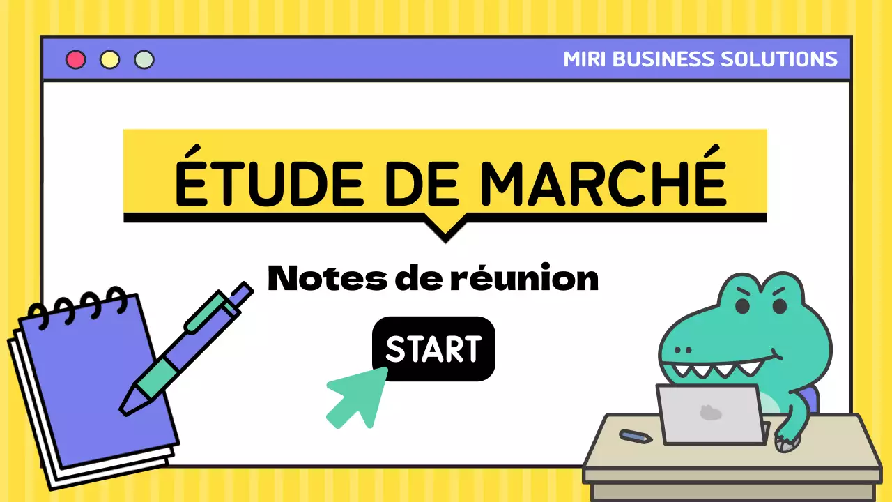 Rapport de notes d'étude sur le marketing tendance jaune et violet