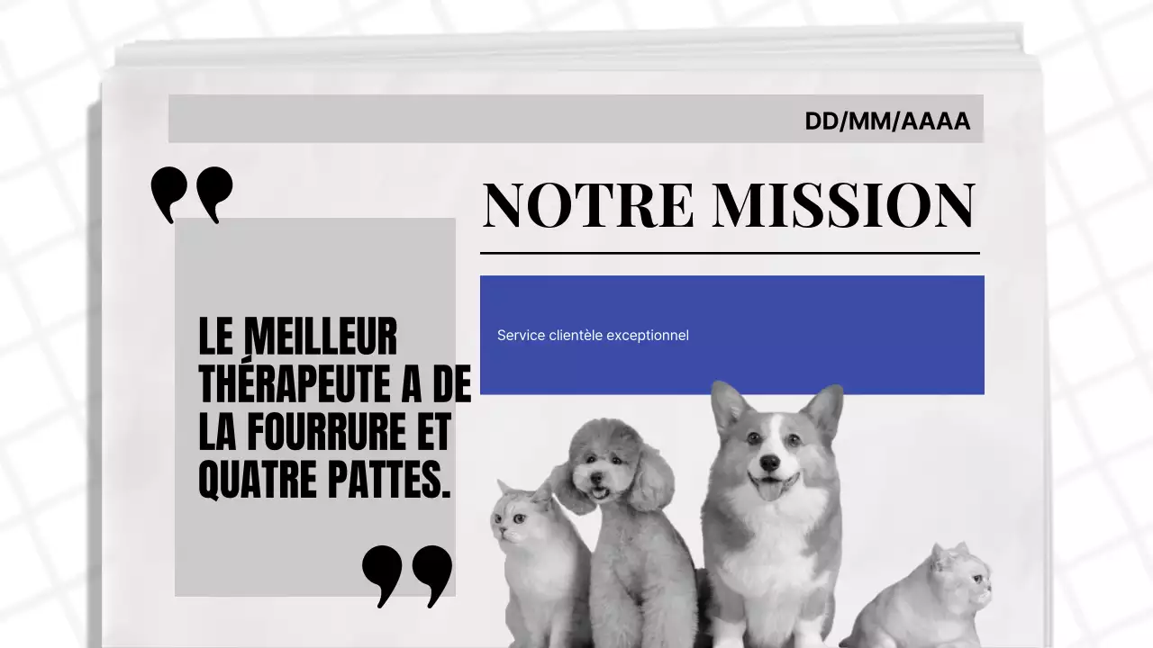 Thème de journal classique bleu et noir Rapport d'activité