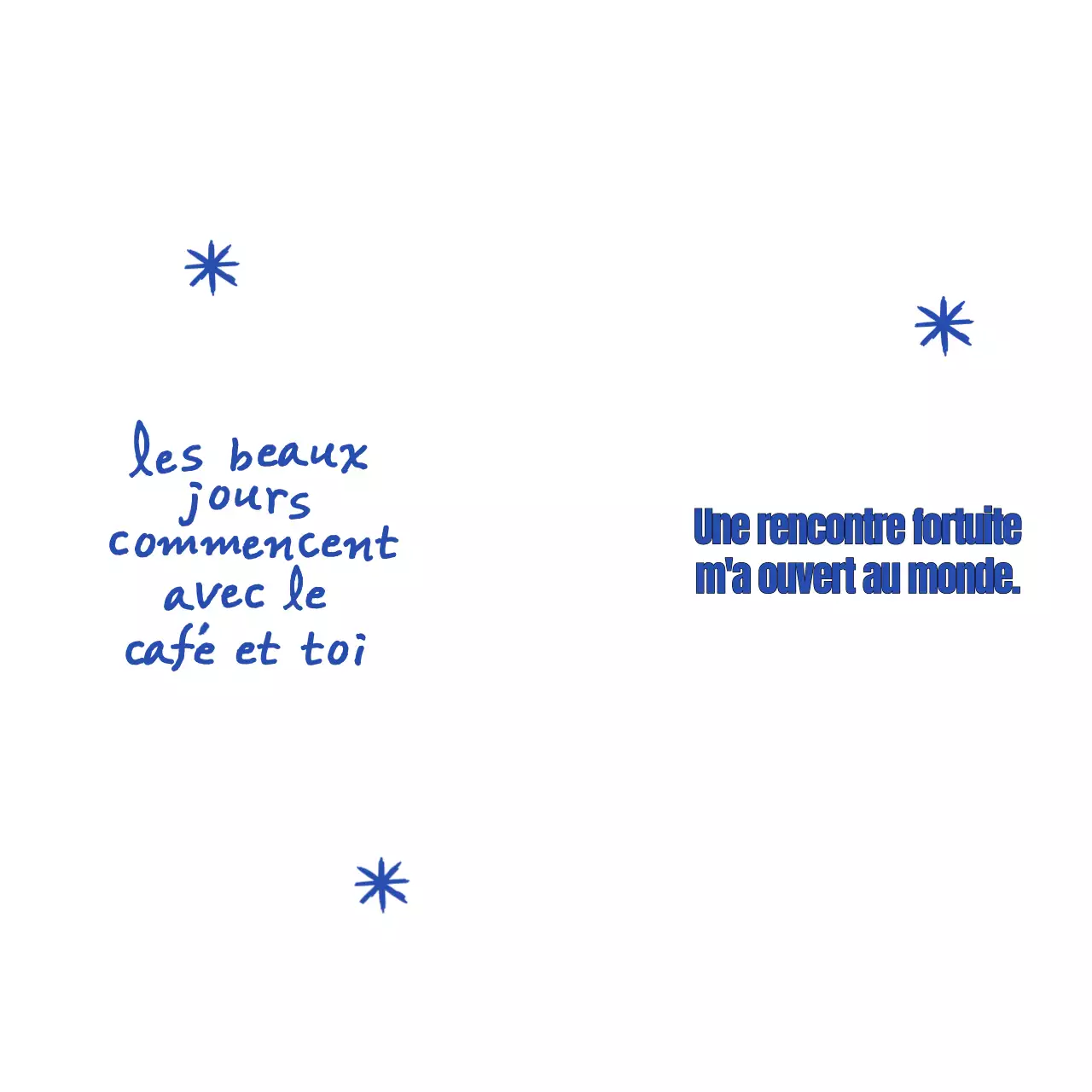 Marchandises d'inspiration vintage avec des textes écrits et des illustrations dessinées à la main