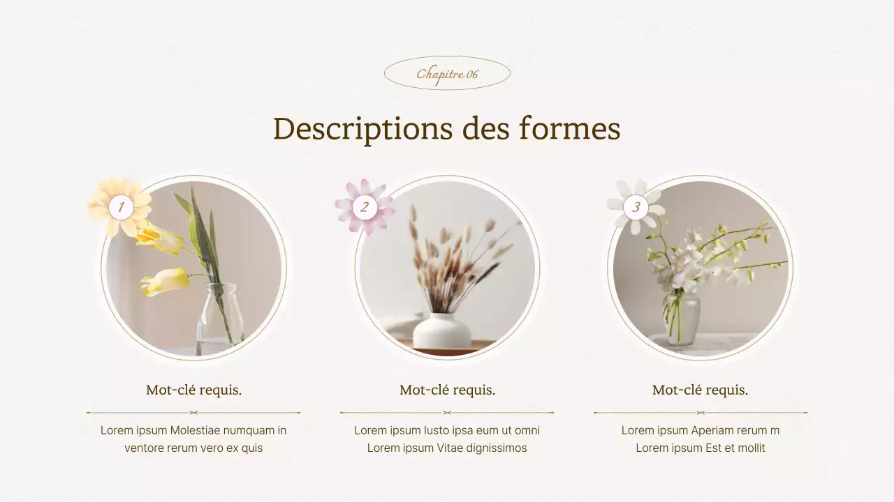 Proposition de fond floral aquarelle luxueux en ivoire