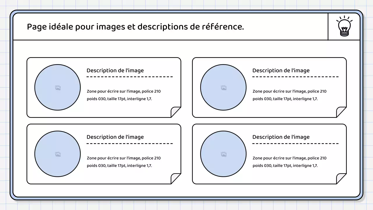 Un rapport de synthèse simple, de couleur bleu clair