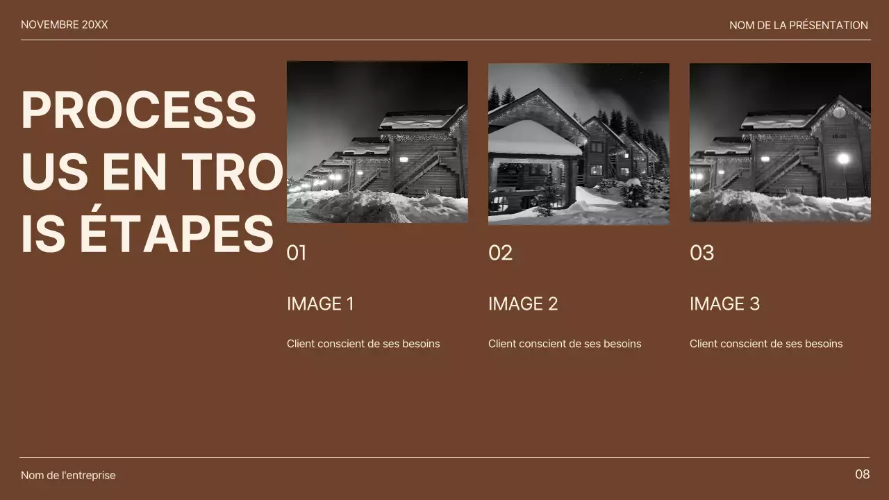 Kaki et brun Minimal Diverse Layout Pages Report