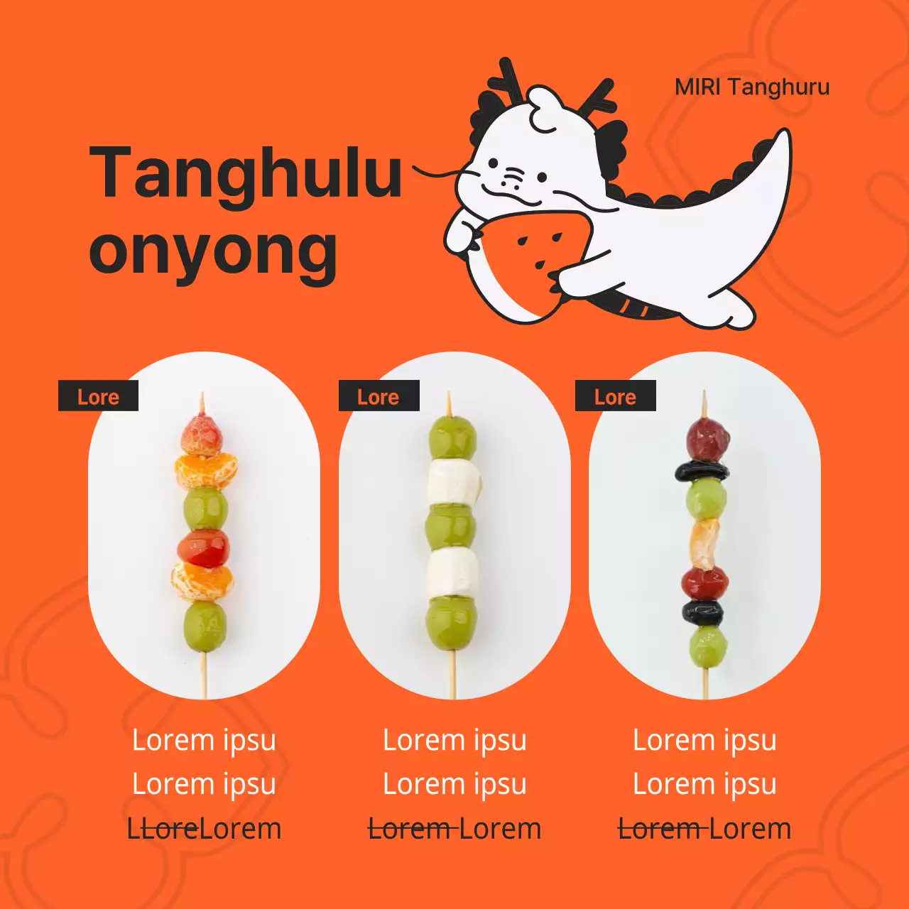 Publicité pop-art orange et blanche pour les soldes du Nouvel An lunaire