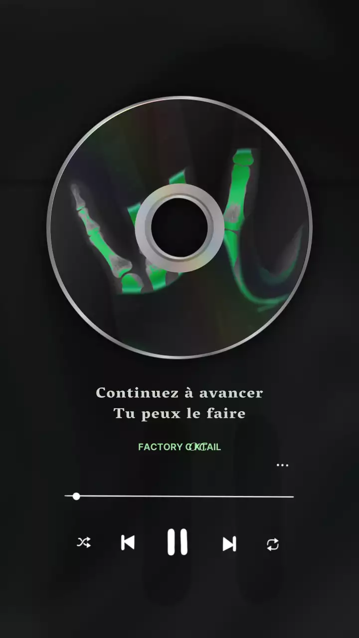 Un bar à cocktails branché en noir et kaki posts sur les médias sociaux