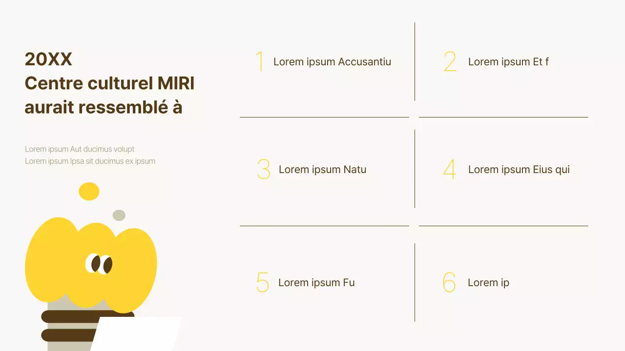 Un simple rapport de performance de fin d'année en jaune et beige