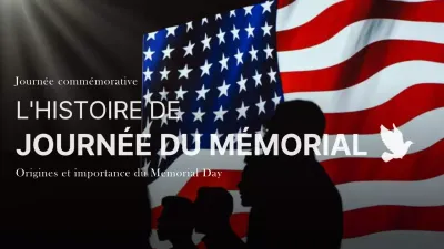 Présentation de l'histoire minimaliste noire et rouge du jour du Souvenir