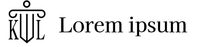 Un cabinet d'avocats avec un logo illustré et une touche de classe