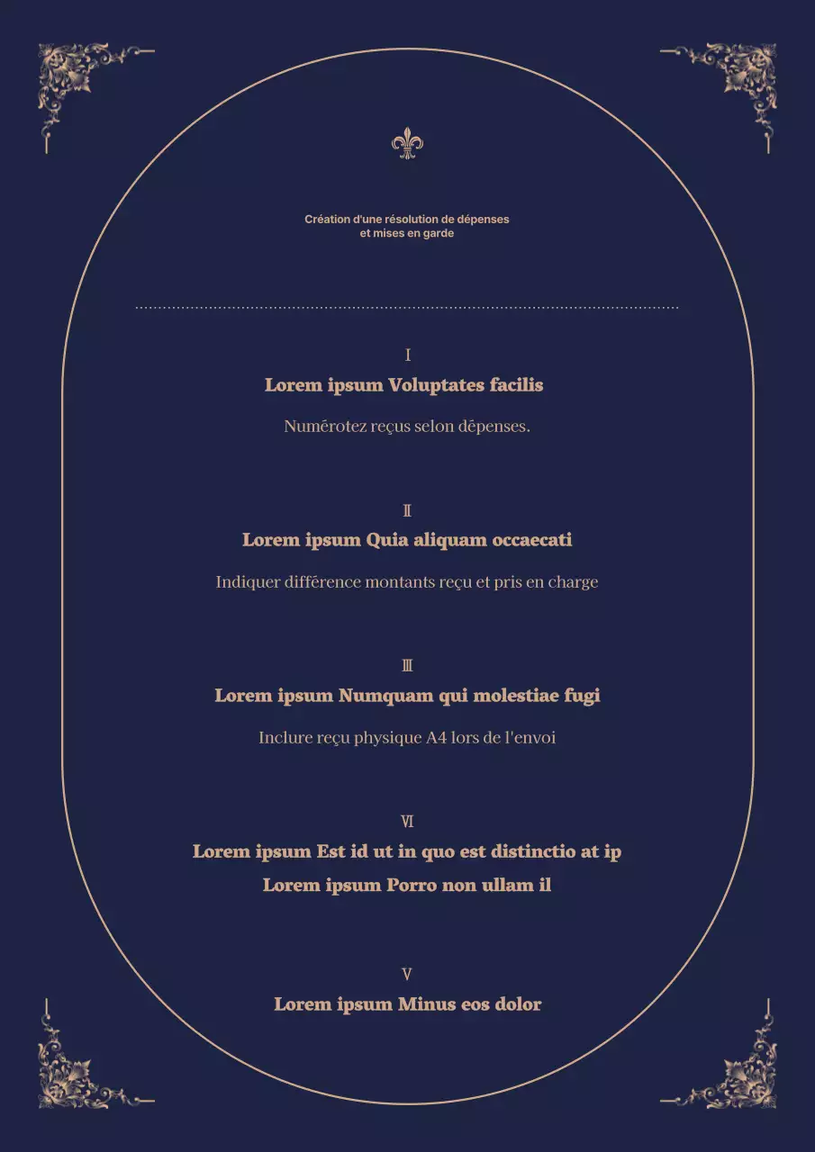 La résolution sur les dépenses des entreprises bleu marine et beige et ce à quoi on peut s'attendre.