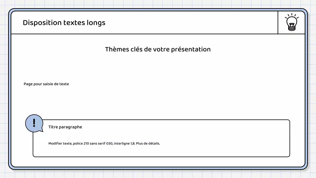 Un rapport de synthèse simple, de couleur bleu clair