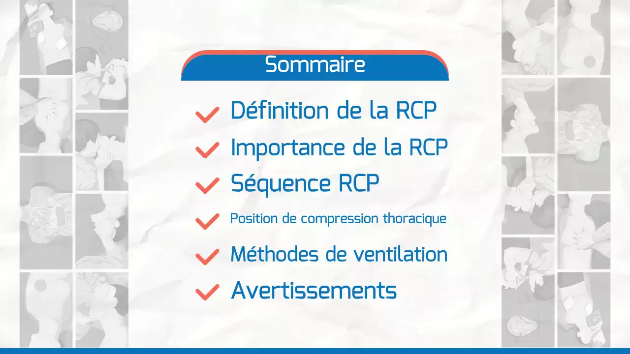 Matériel de formation simple à la RCP en bleu