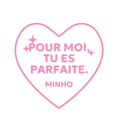 Motif en forme de cœur avec une bordure pour une touche d'élégance