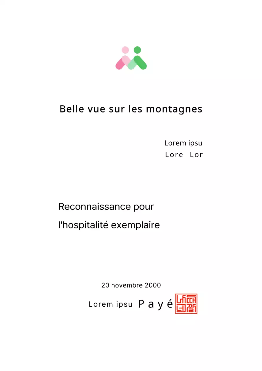 Achievement Award colour design